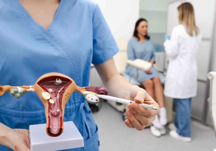 Explaining HPV symptoms in women with reproductive model